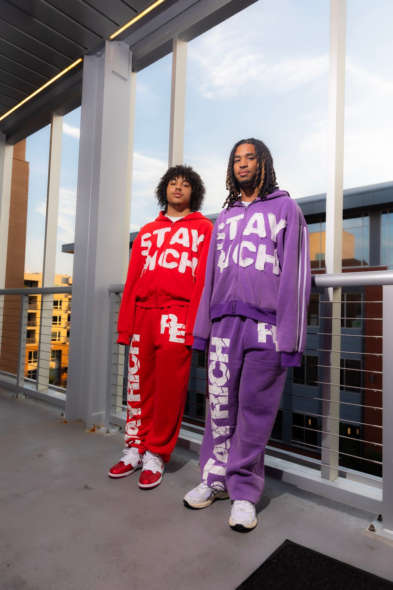 Stay Rich Pants Purple