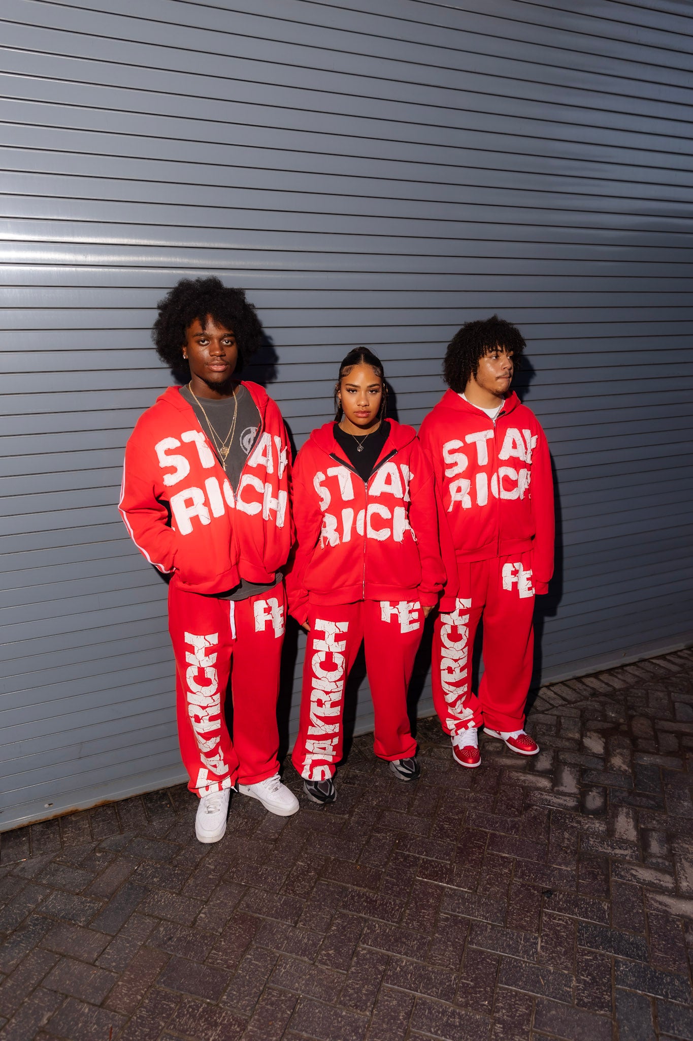 Stay Rich Hoodie Red