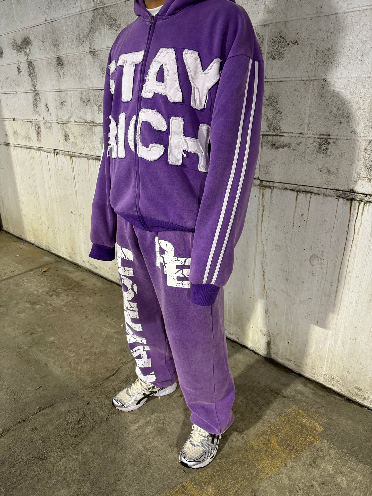 Stay Rich Pants Purple