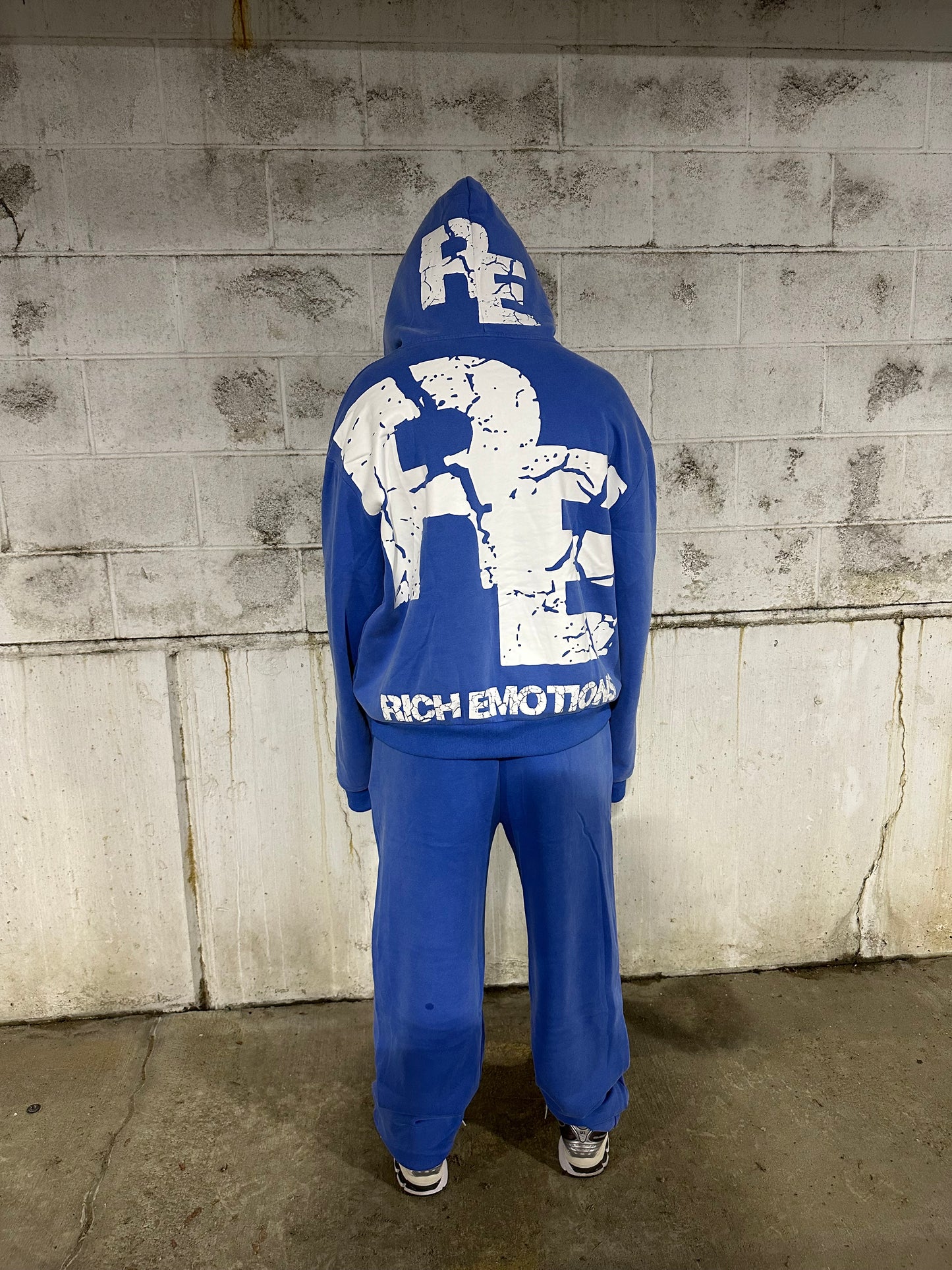 Stay Rich Hoodie Blue