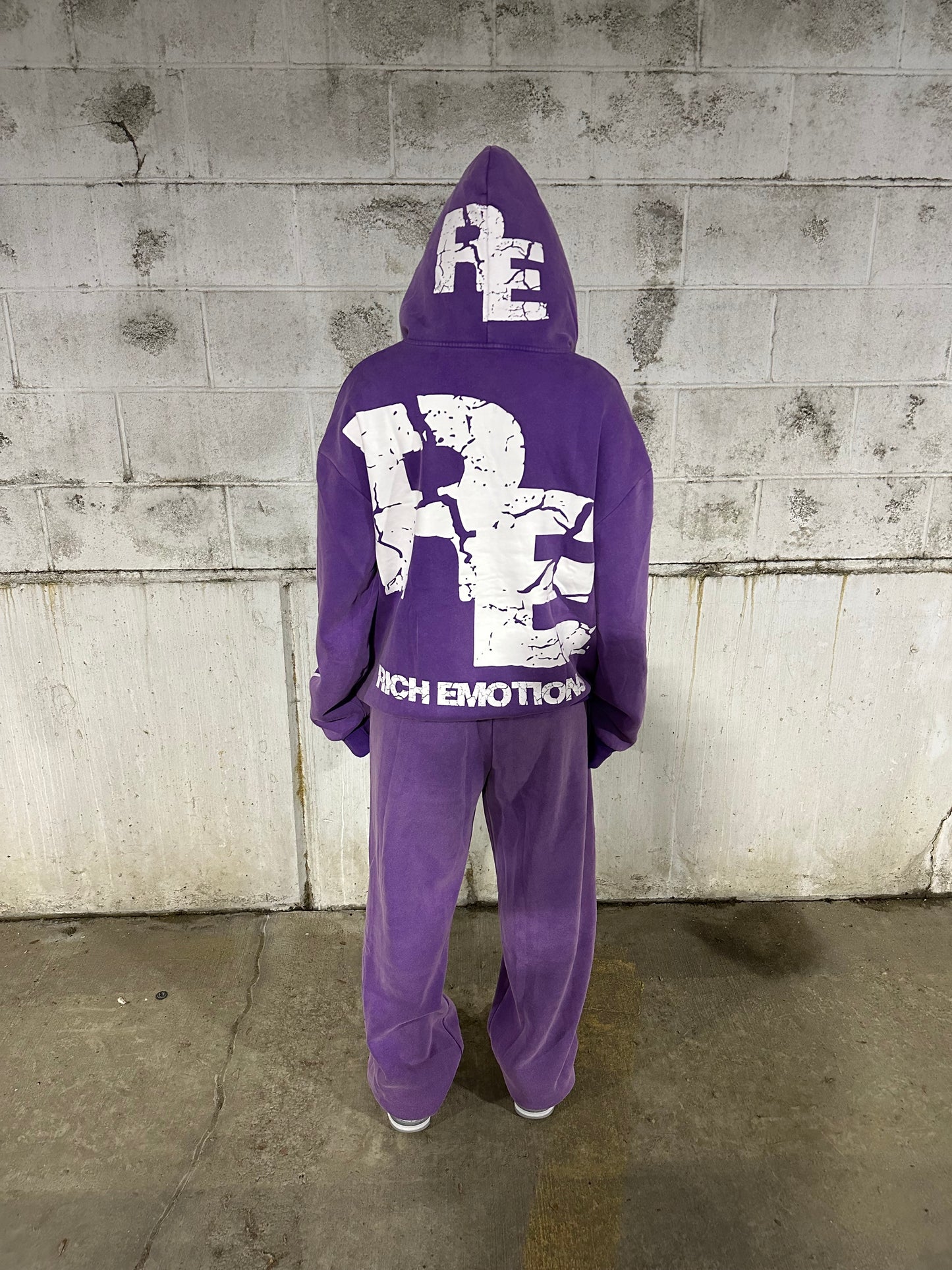 Stay Rich Hoodie purple